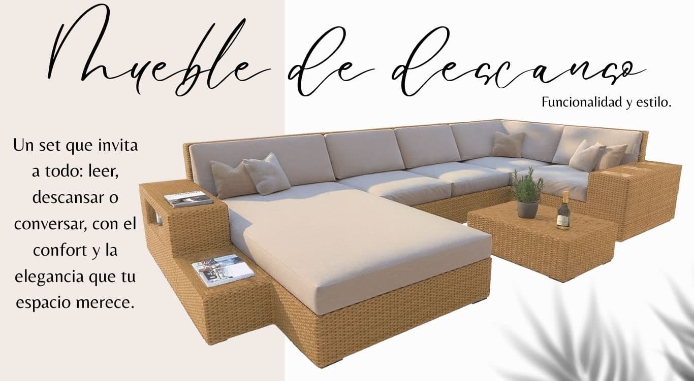 Chaise exterior resistente al sol